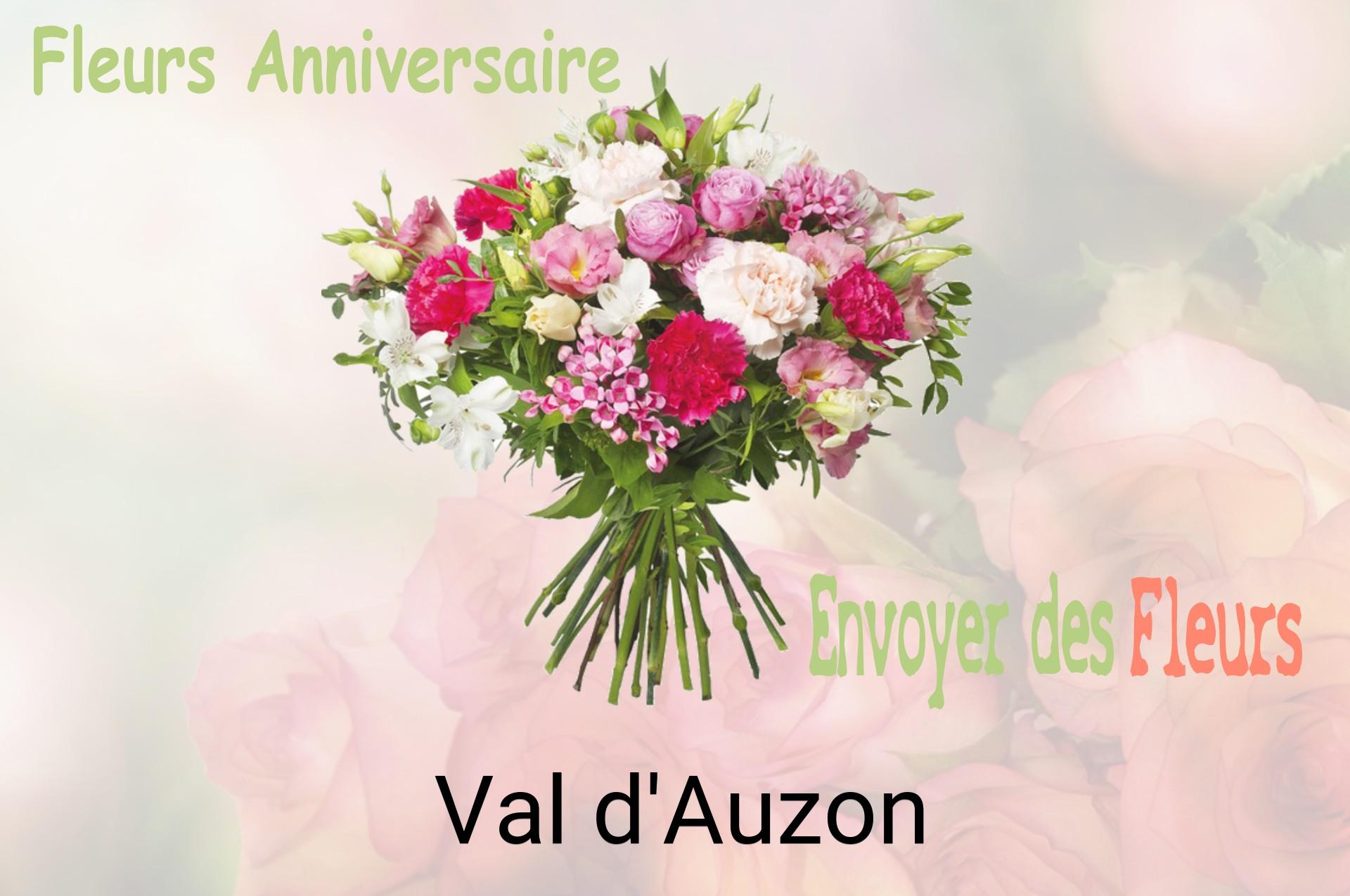 Bouquet de fleurs d’anniversaire livré à Val-d'Auzon
