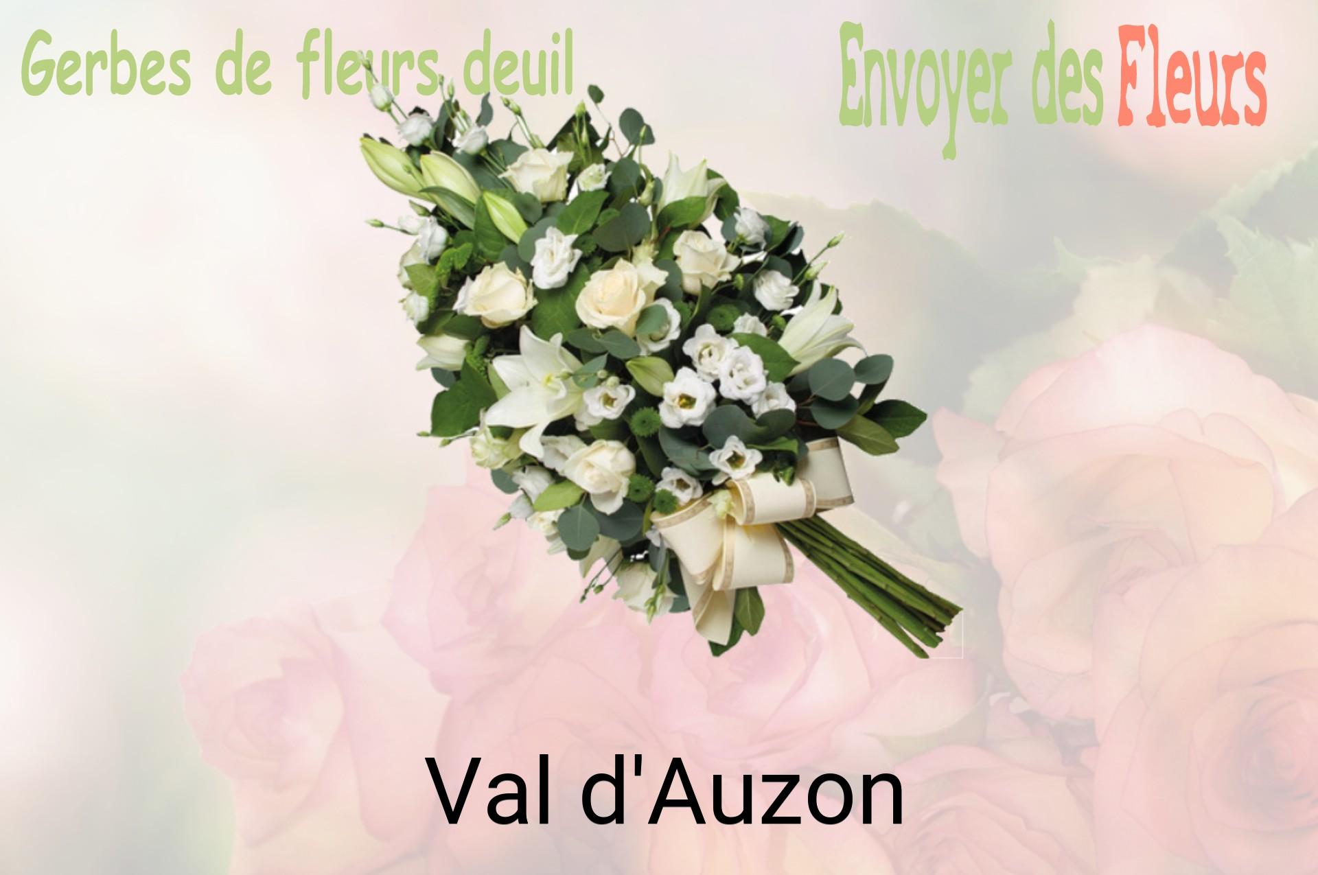 Gerbe de fleurs de deuil livrée à Val-d'Auzon